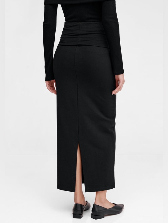 Marcella NYC Belmont Skirt Light European French Terry Maxi Skirt Size Medium - Picture 2 of 16